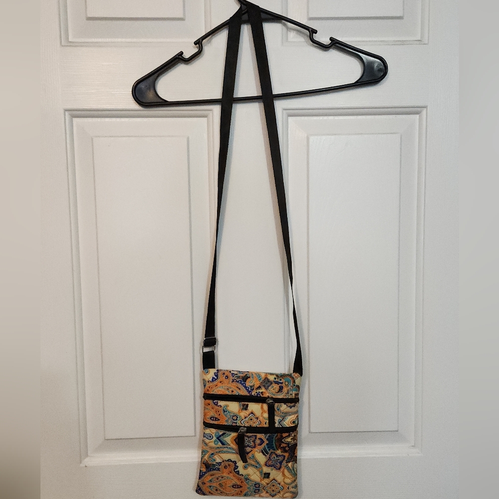 Multicolor Patterned Crossbody Bag